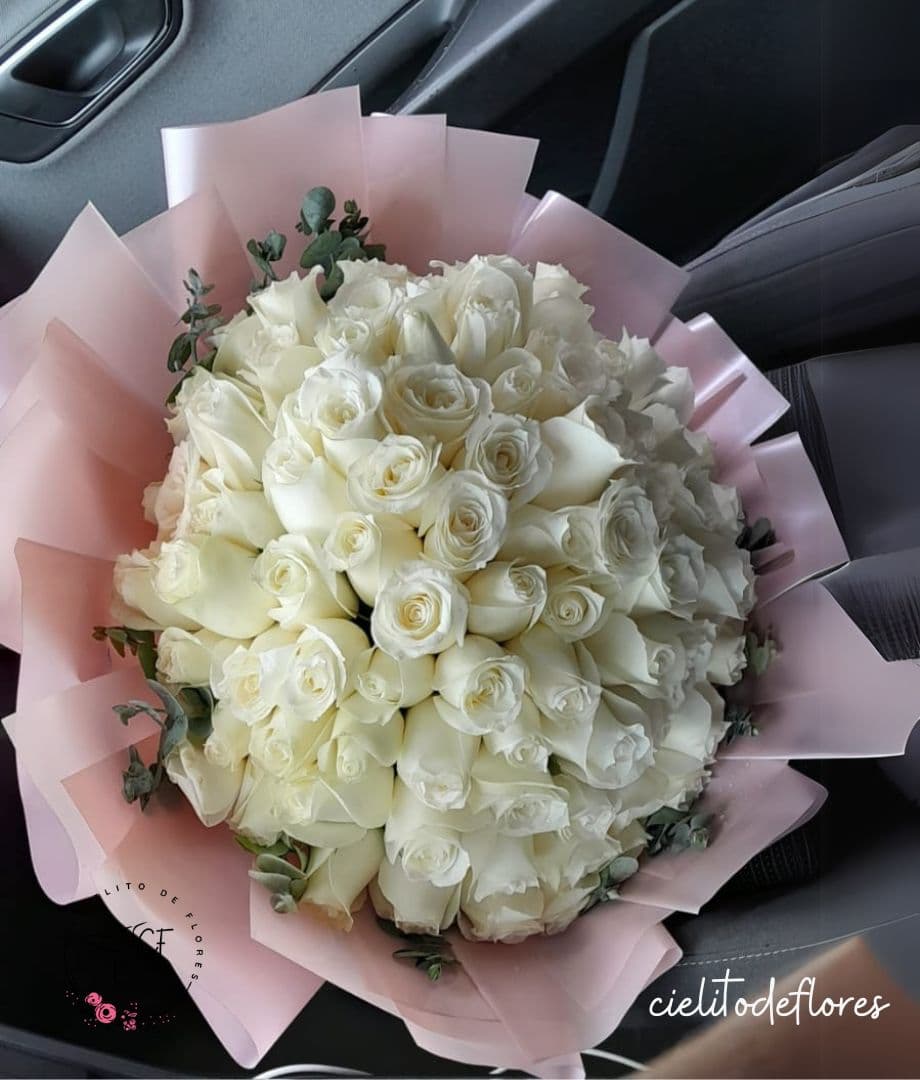 Bouquet Rosas Blancas