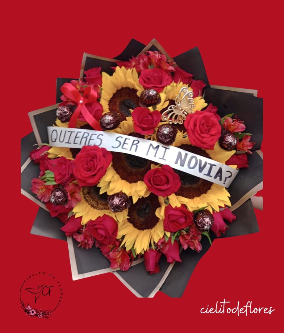 Bouquet quieres ser mi novia