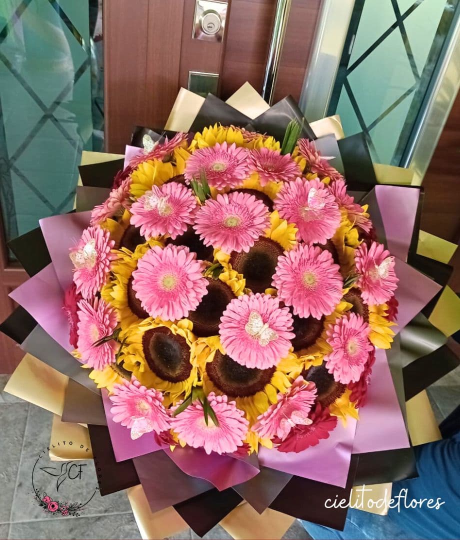 Bouquet Jumbo Jirasoles Gerberas