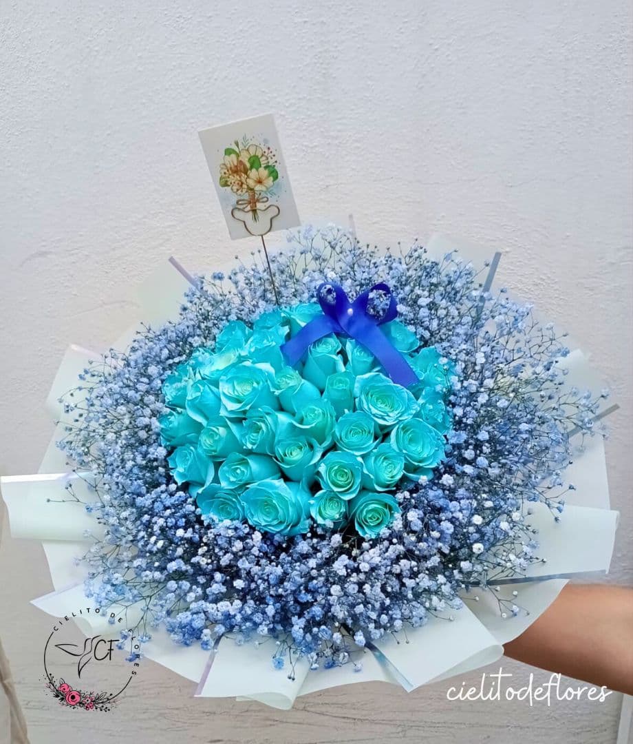 Bouquet Rosas Azules